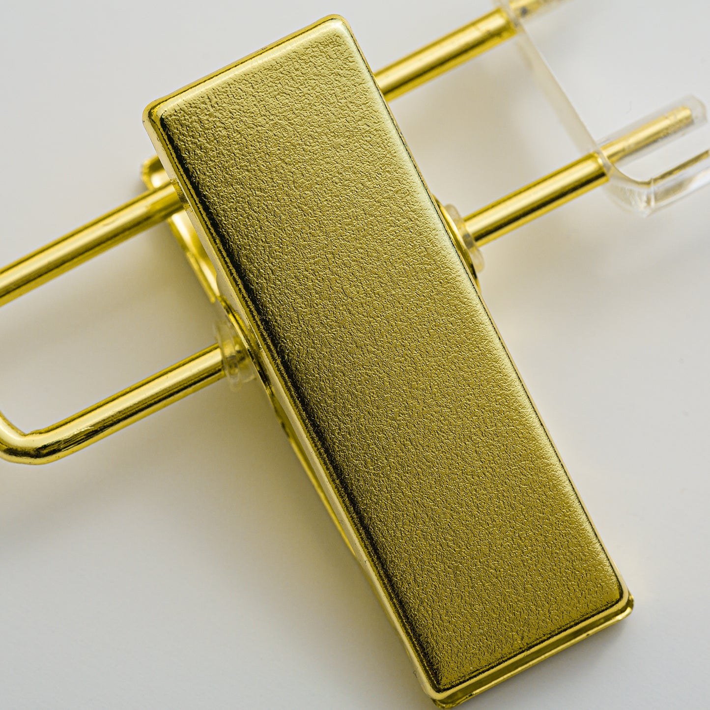 Acrylic Skirt Hanger with Gold Clips