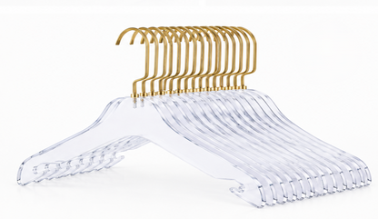 17" Adult Acrylic Coat Hanger