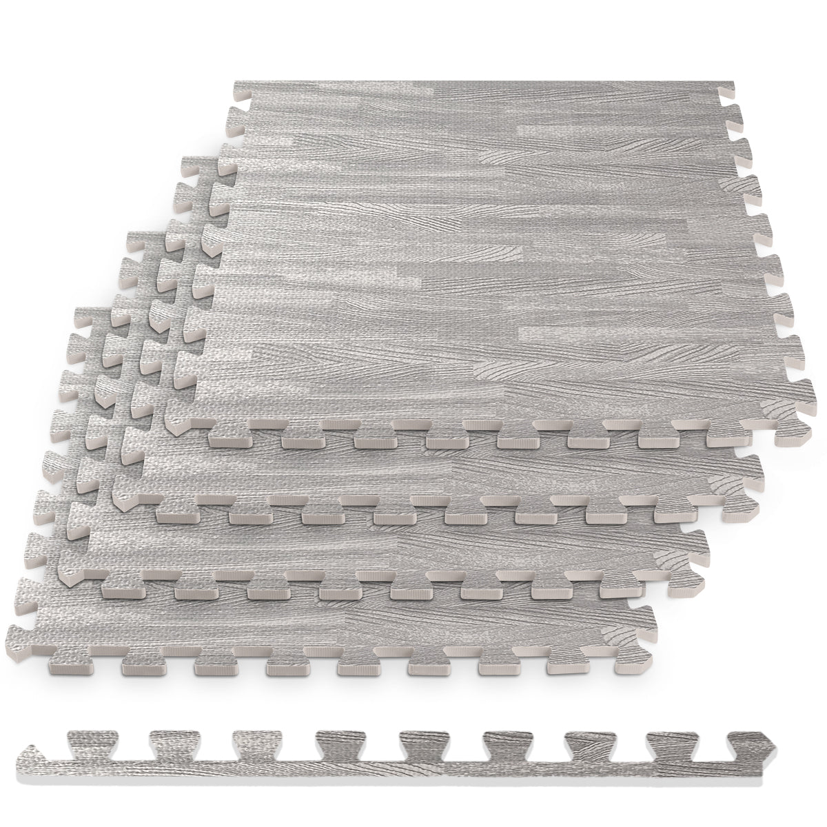3 8 Inch Thick Interlocking Wood Grain Foam Floor Tiles For Home Offi Homecubeusa