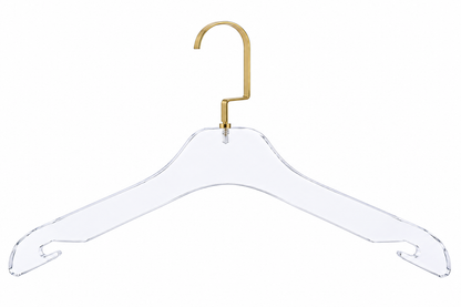 17" Adult Acrylic Coat Hanger