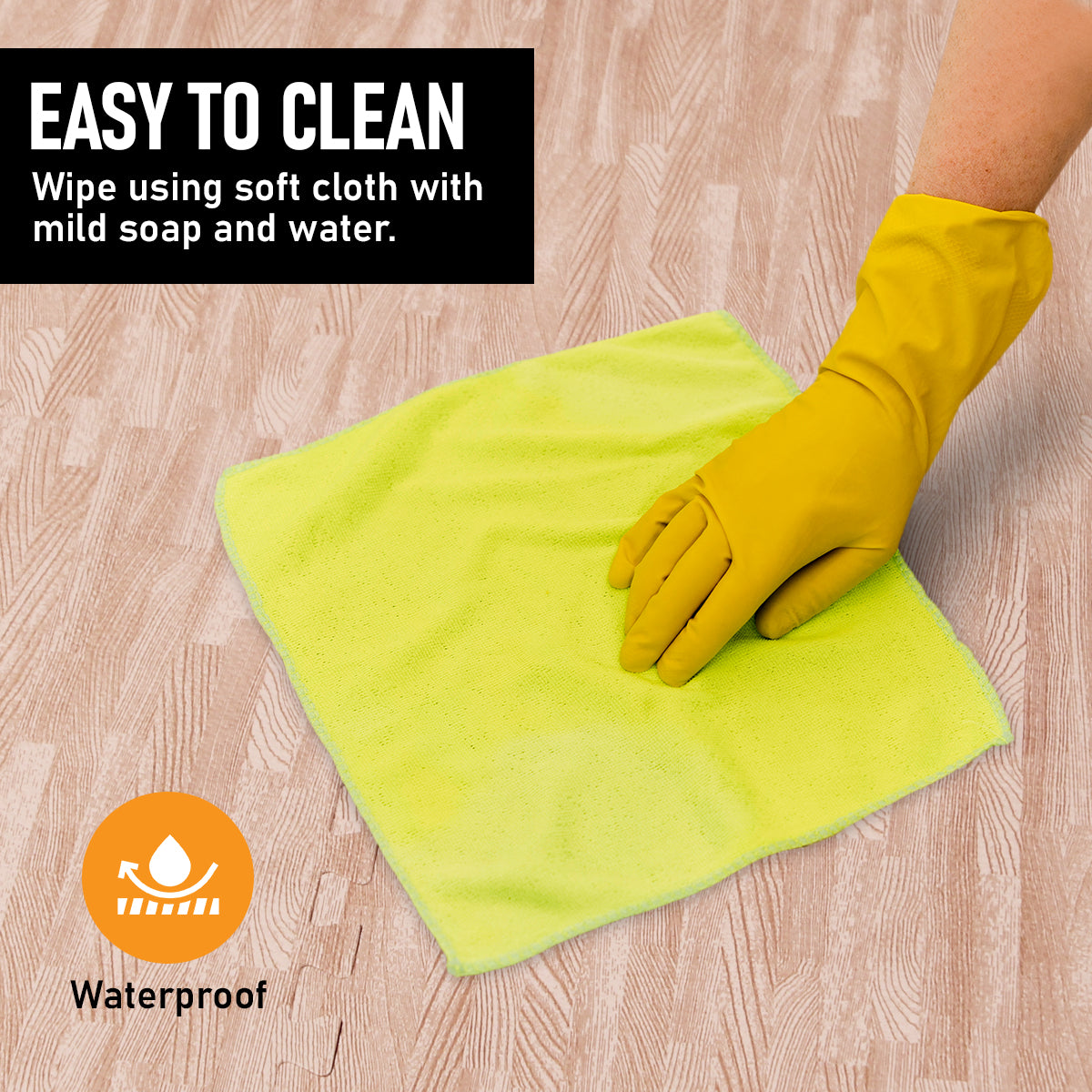 HomeCube USA 38 inch Thick Interlocking Wood 