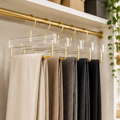 Acrylic Pant Hanger with Bar