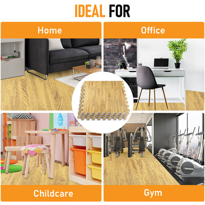 Medium Oak / 16 Sq Ft (4 Tiles)